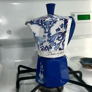 Williams Sonoma Dolce & Gabbana Bialetti Coffee Pot (New in Box)